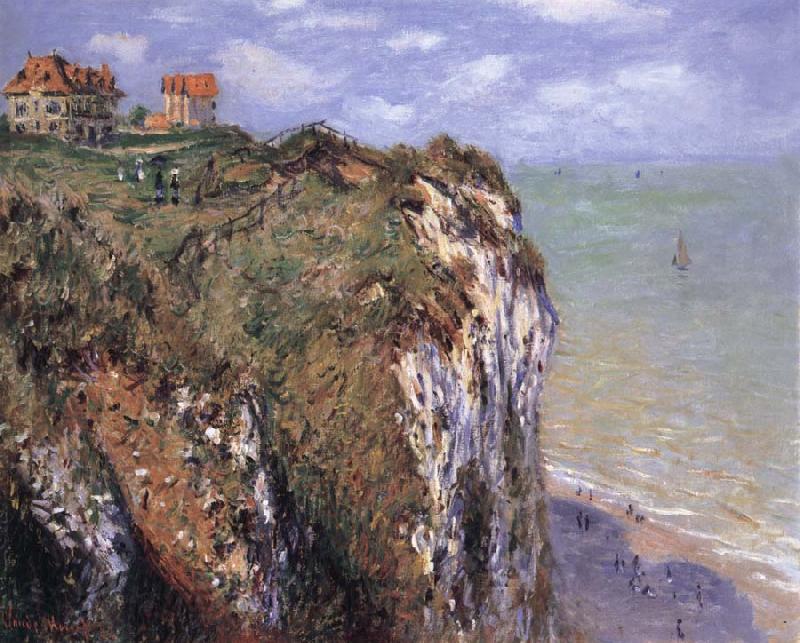 Claude Monet The Cliff at Dieppe Norge oil painting art